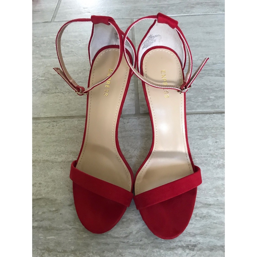 Express Red Stilettos size 7